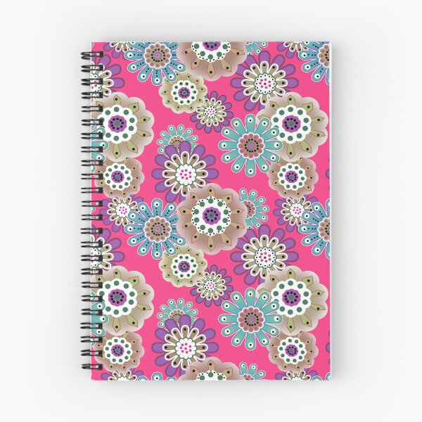 Item preview, Colorful rustic floral pattern retro designed and sold by fuzzyfox.