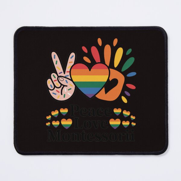 Item preview, Peace Love Montessori Daycare Teacher Appreciation designed and sold by lavethediso.