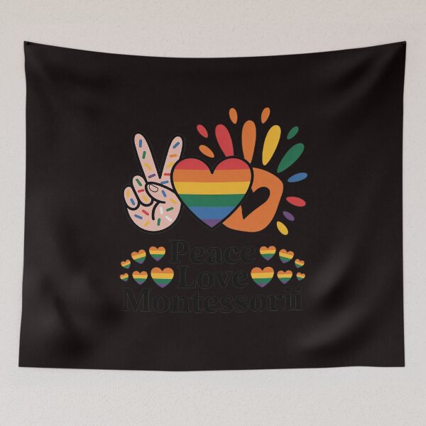 Item preview, Peace Love Montessori Daycare Teacher Appreciation designed and sold by lavethediso.