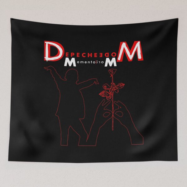 Item preview, Depeche Mode Memento Mori Red Silhouette & Hands - Abstract Synth Pop Art designed and sold by JayliIvan.
