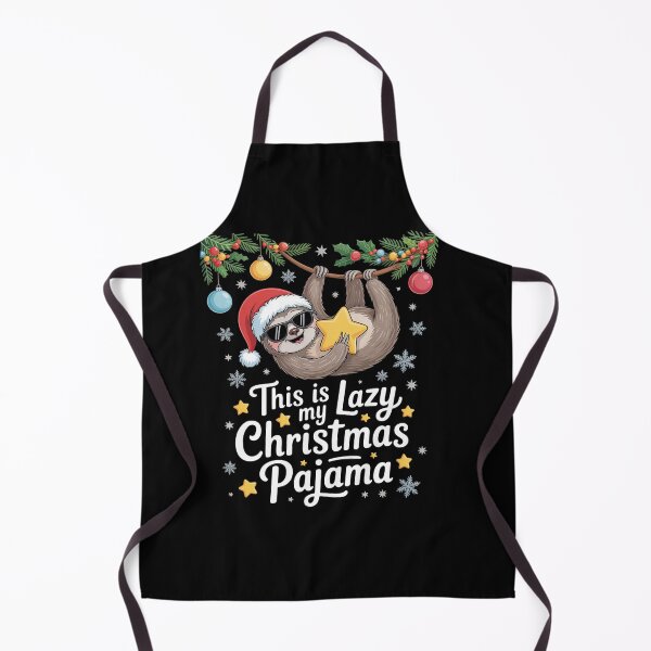 Item preview, This Is My Lazy Christmas Pajama Shirt Funny Sloth Sleeping designed and sold by Rrettgison.