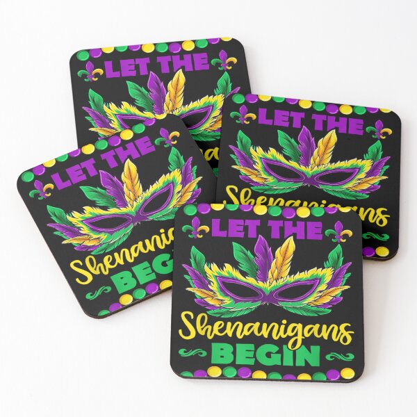 Item preview, Let The Shenanigans Begin Mardi Gras  designed and sold by SunshineJimmie.