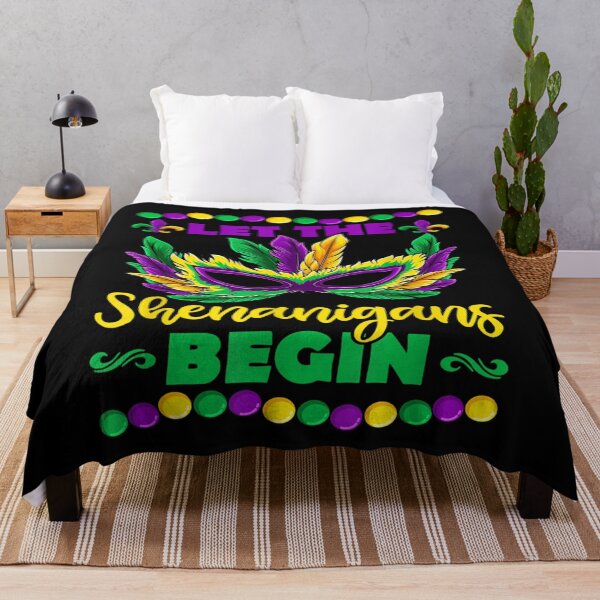 Item preview, Let The Shenanigans Begin Mardi Gras designed and sold by SunshineJimmie.