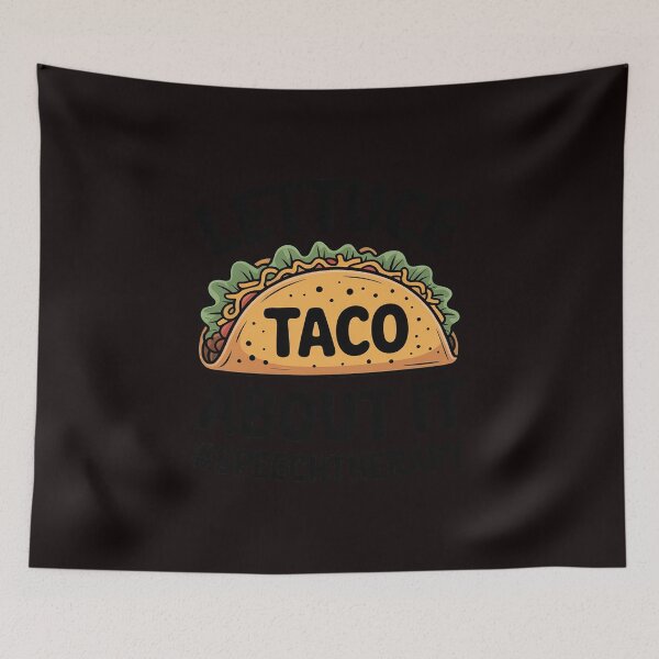 Item preview, SLP Speech Therapist - Lettuce Taco About It designed and sold by lavethediso.