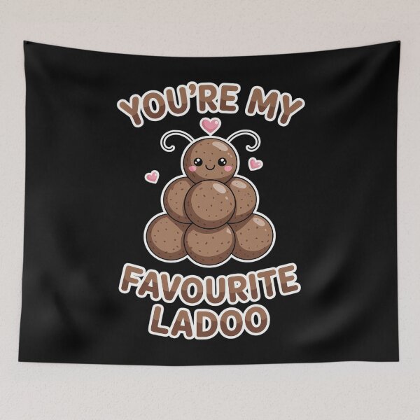 Item preview, Ladoo Indian Food Birthday Valentines Day designed and sold by EllenJast.