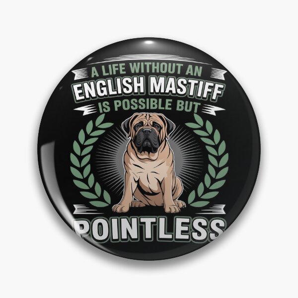 Item preview, English Mastiff Canine Gentle Giant Guard Dog Pet Animal Paw designed and sold by ProudForFunny.