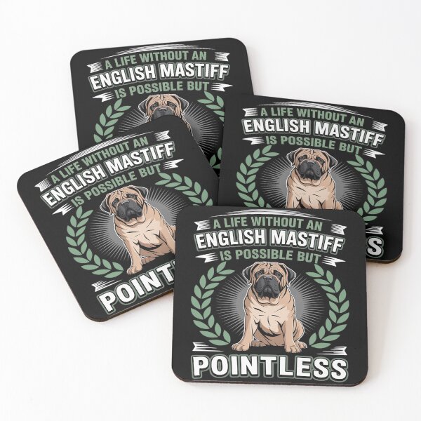 Item preview, English Mastiff Canine Gentle Giant Guard Dog Pet Animal Paw designed and sold by ProudForFunny.