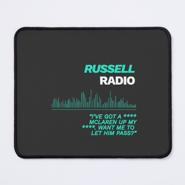 Item preview, F1 Radio Message - Russell Let Him Pass Censored designed and sold by cheripopp.
