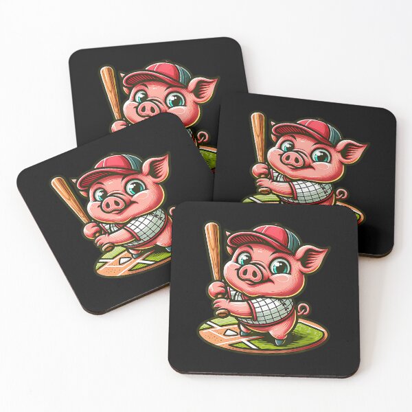 Artikelvorschau, Lustiges Schwein mit Baseballschläger entworfen und verkauft von caiknelinex.