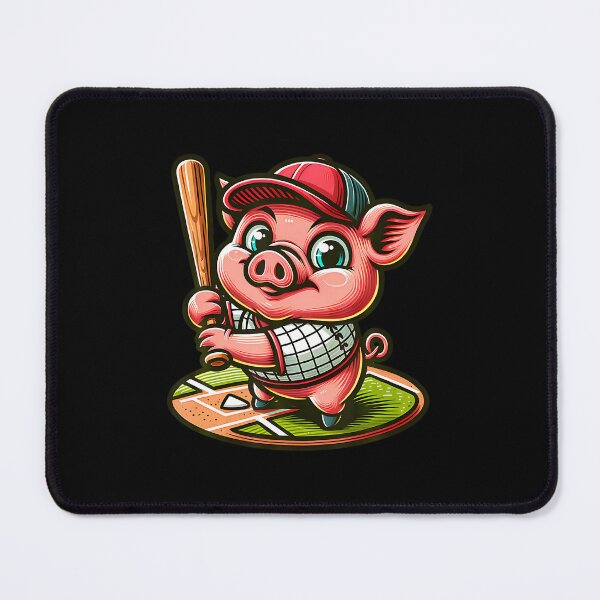 Item preview, Baseball Funny Pig With Bat designed and sold by caiknelinex.