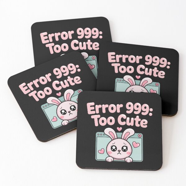 Item preview, Error 999 Too Cute Kawaii Vaporwave Anime Graphic designed and sold by ProudForFunny.
