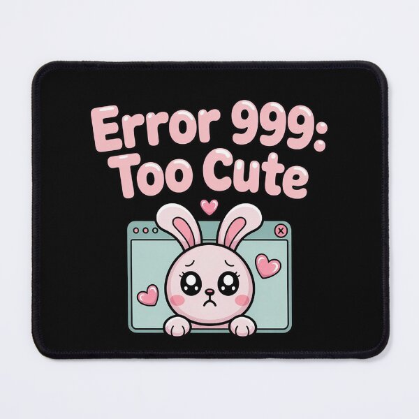 Item preview, Error 999 Too Cute Kawaii Vaporwave Anime Graphic designed and sold by ProudForFunny.