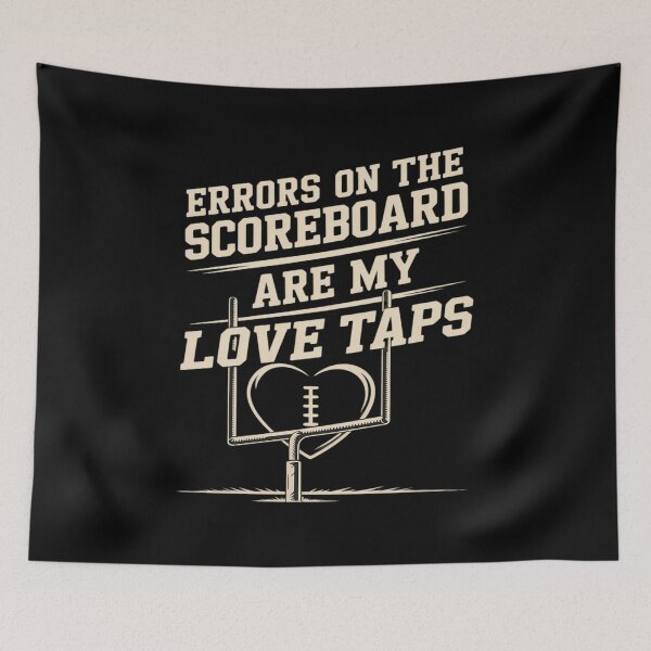 Item preview, Errors on Scoreboard Football Fan Humor designed and sold by ProudForFunny.