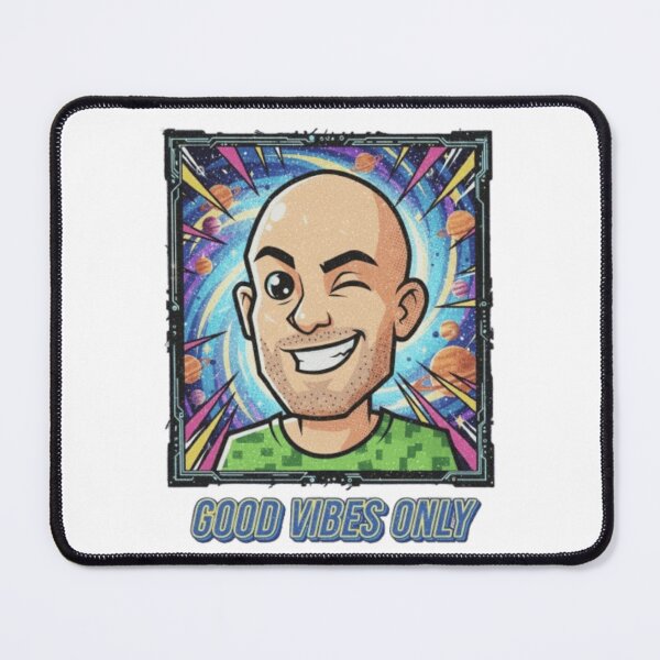 Item preview, Good Vibes Only – retro futuristic cosmic illustration designed and sold by JonathanP514.