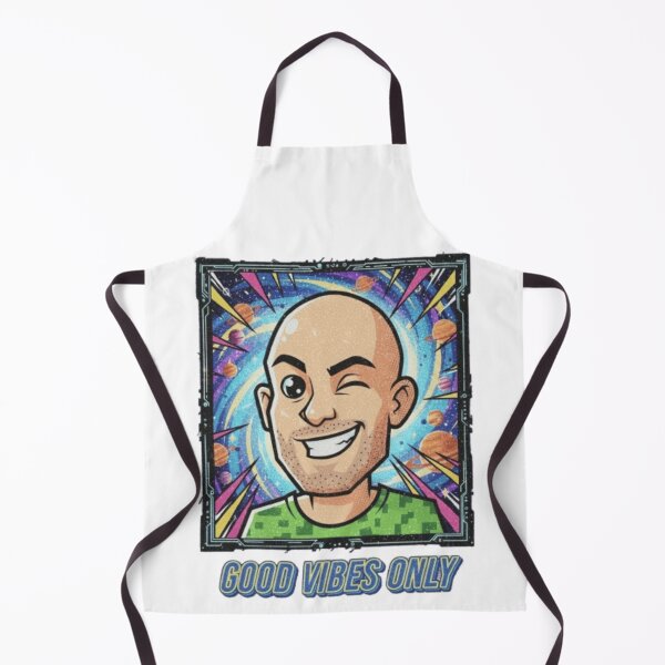 Item preview, Good Vibes Only – retro futuristic cosmic illustration designed and sold by JonathanP514.
