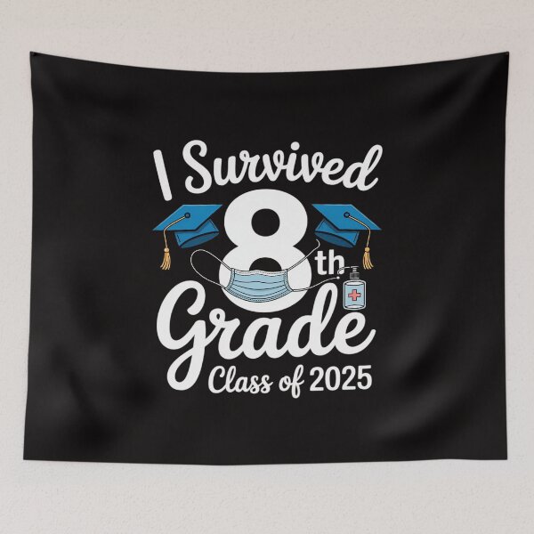 Item preview, I Survived 8th Grade Class Of 2025 Eighth Grader Student designed and sold by czechascheledu.