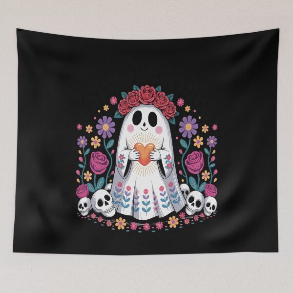 Item preview, Espooky Vibes Maestra Halloween Spanish Mexican Teacher designed and sold by ProudForFunny.