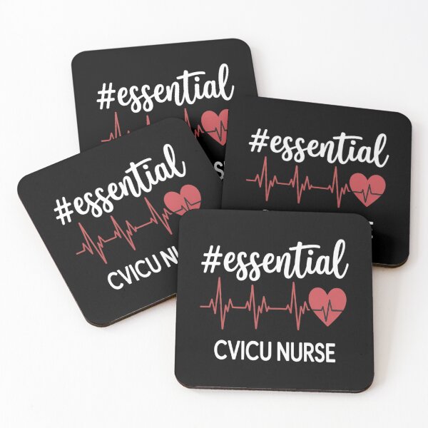 Item preview, Essential CVICU Nurse Cardiovascular Intensive Care Unit designed and sold by ProudForFunny.