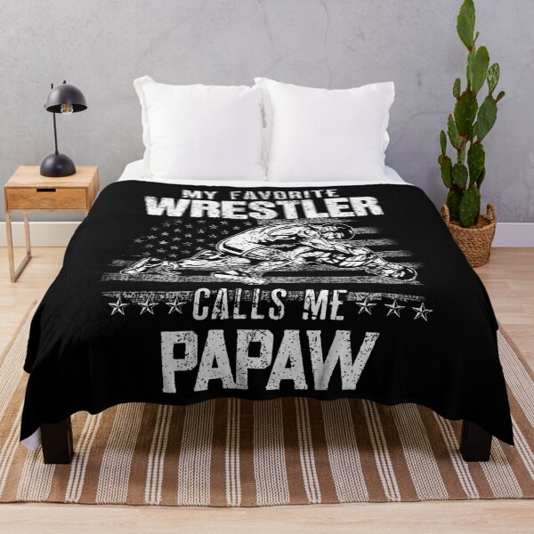 Item preview, Wrestling My Favorite Wrestler Calls Me Papaw Backside designed and sold by HerbertKuhn112.
