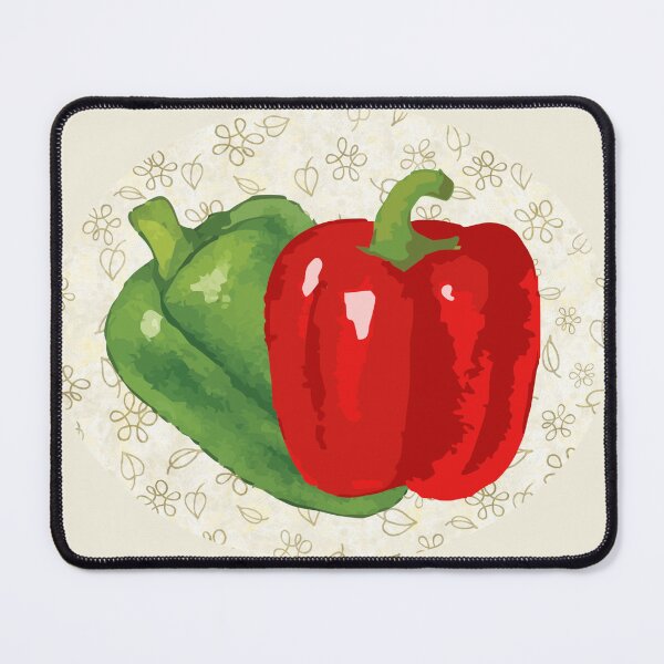 Item preview, Fun Red and Green Bell Peppers Dots Pattern designed and sold by TackyTime.