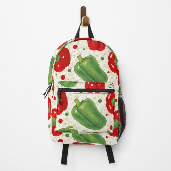 Item preview, Fun Red and Green Bell Peppers Dots Pattern designed and sold by TackyTime.