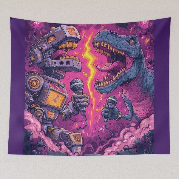 Item preview, Jurassic Rap Battle designed and sold by ArgentoArt.