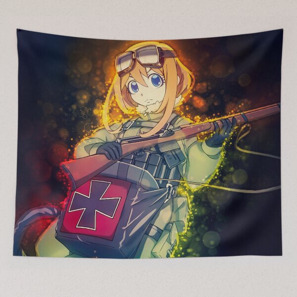 Item preview, Viktoriya Ivanovna Serebryakov Warm Valor From Saga Of Tanya The Evil Anime designed and sold by thedarvills.
