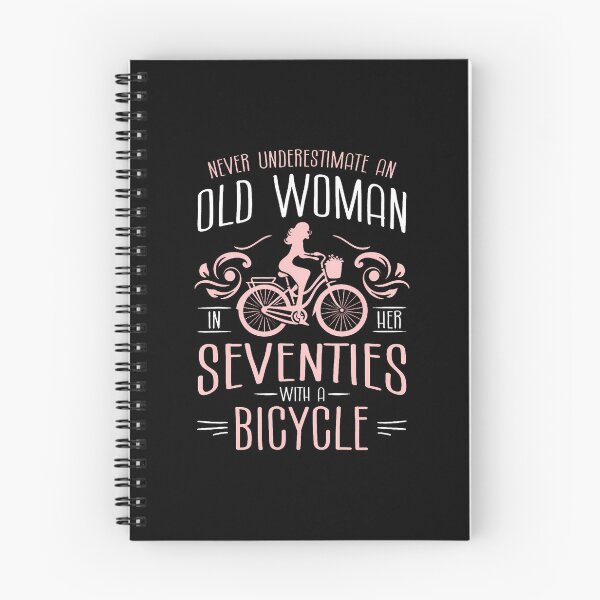 Item preview, Never Underestimate An Old Woman In Her Seventies Bicycle designed and sold by caiknelinex.