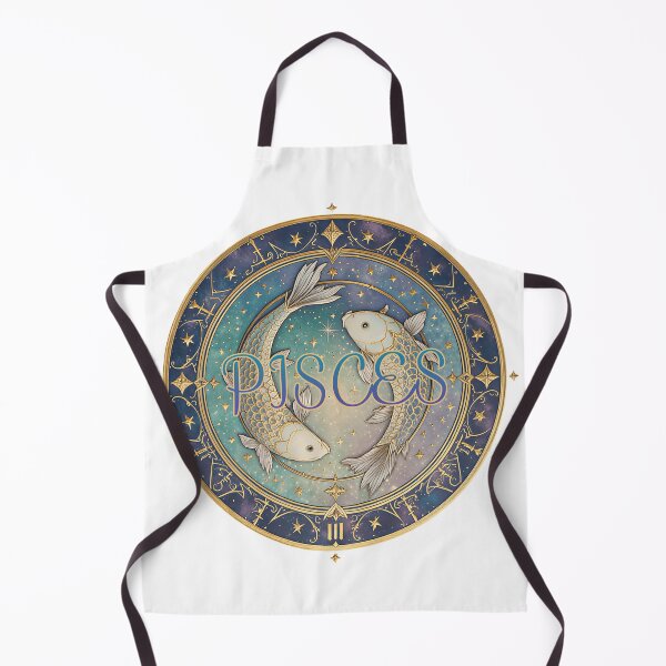 Item preview, Elegant Art Deco Pisces Zodiac Sign Astrology Celestial Fish Art designed and sold by AQUILAKREO.