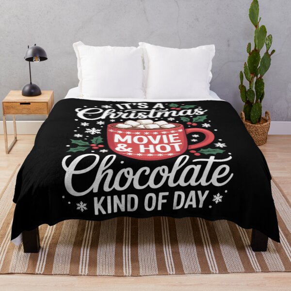 Item preview, It's Christmas Movie & Hot Chocolate Kind Of Day Xmas designed and sold by EllenJast.