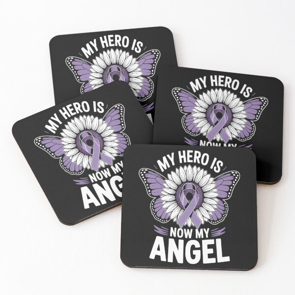 Item preview, My Hero is Now My Angel Pancreatic Cancer Awareness designed and sold by Moxizz.
