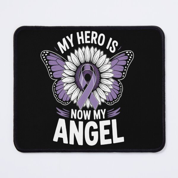 Item preview, My Hero is Now My Angel Pancreatic Cancer Awareness designed and sold by Moxizz.