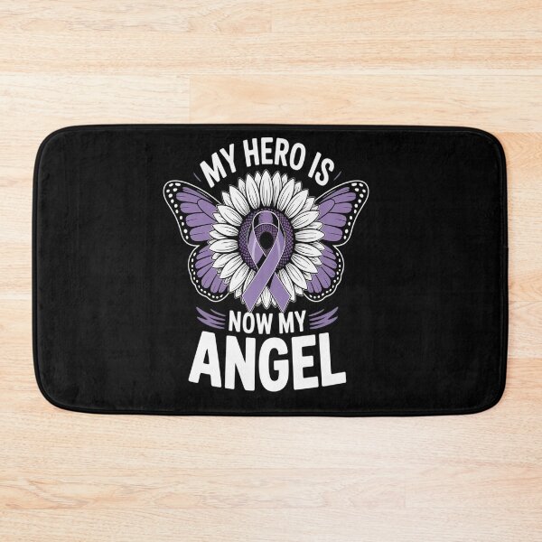 Item preview, My Hero is Now My Angel Pancreatic Cancer Awareness designed and sold by Moxizz.