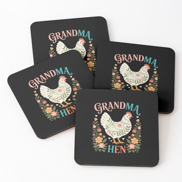 Item preview, Happy Mother's Day Proud Grandma Floral Chicken Hen Lover designed and sold by EllenJast.