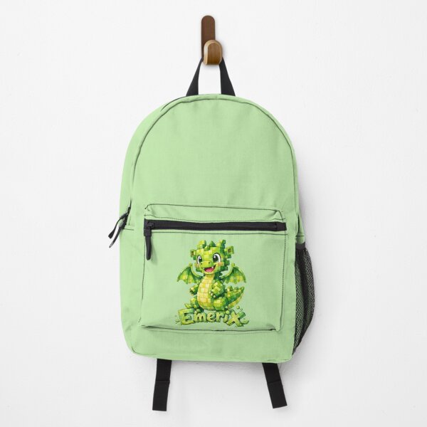 Item preview, Emerix: Square Dragon – Cute Green Geometric Fantasy Dragon designed and sold by inspired-works.