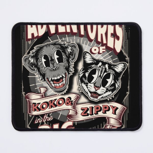 Item preview, Wackadoodle Toons Koko and Zippy In The Big City Art Print designed and sold by GenZFashion000.