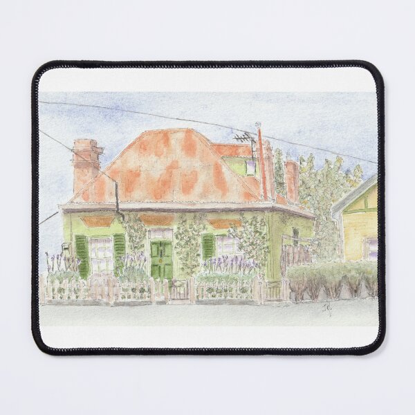 Item preview, Old cottage in North Hobart designed and sold by JMwatercolor.