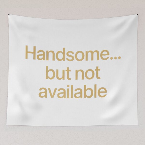 Item preview, Handsome... but not available Message : A concise message designed and sold by Boundless PixelForge.