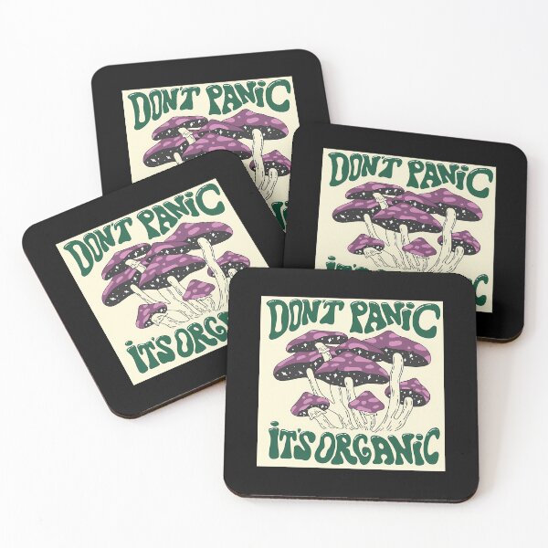 Item preview, Don’t Panic It’s Organic Mushroom Quote designed and sold by sapresalgan5.