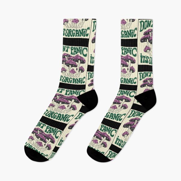 Item preview, Don’t Panic It’s Organic Mushroom Quote designed and sold by sapresalgan5.