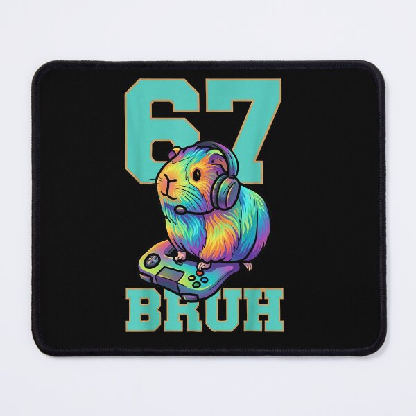 Item preview, Gamer Guinea Pig Six Seven Bruh 67 T-Shirt designed and sold by LashondaGreen89.