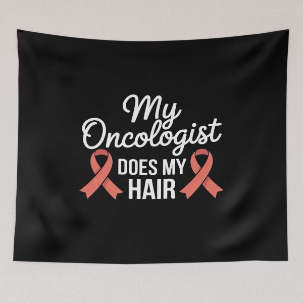 Item preview, Uterine Cancer Awareness Endometrial My Oncologist Does Hair designed and sold by RonnasJackson.