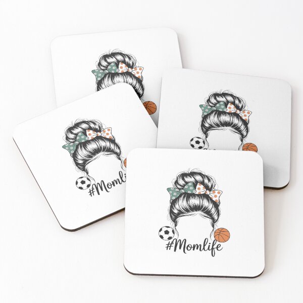 Item preview, Mom Life Soccer And Basketball Messy Bun Mother Day designed and sold by EllenJast.