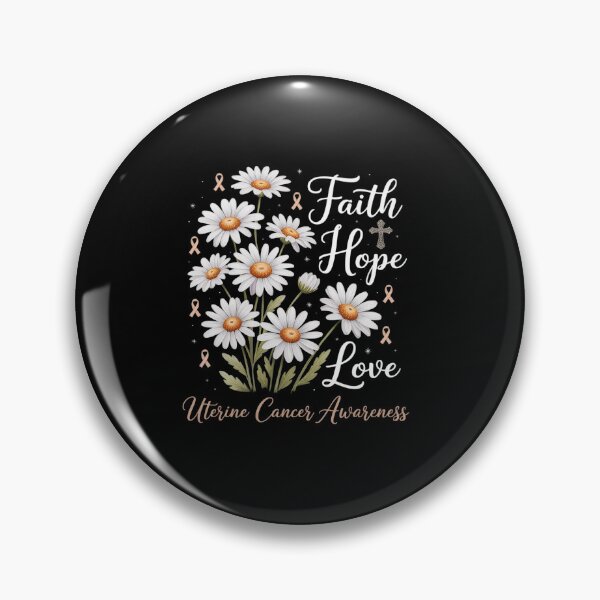 Item preview, Uterine Cancer Awareness Faith Hope Love Awareness designed and sold by RonnasJackson.