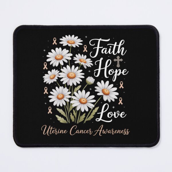 Item preview, Uterine Cancer Awareness Faith Hope Love Awareness designed and sold by RonnasJackson.