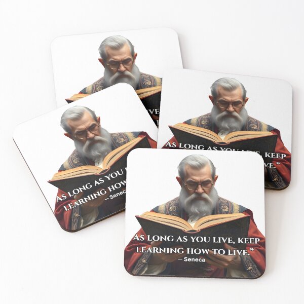 Item preview, “As long as you live, keep learning how to live.” designed and sold by ArtOfWarTshirts.