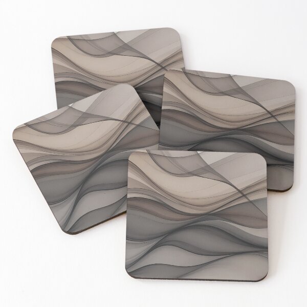Item preview, Monochrome Wavy Abstract Texture (image size 7840x11680) designed and sold by Digital-Davinci.