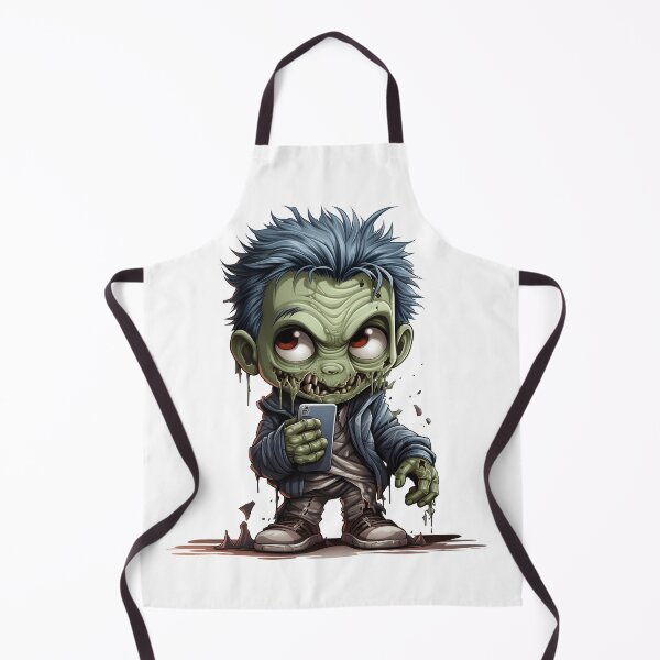 Item preview, Cute Zombie Addicted to Smartphone Horror designed and sold by LunaPixelStudio.