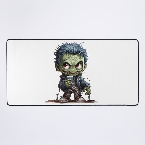 Item preview, Cute Zombie Addicted to Smartphone Horror designed and sold by LunaPixelStudio.