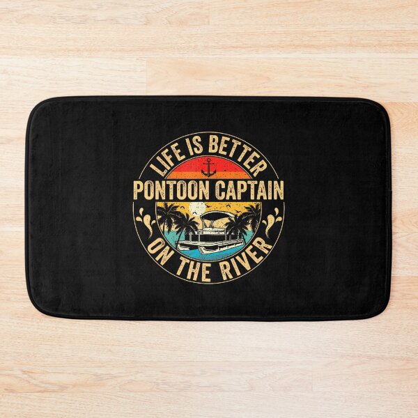 Item preview, Pontoon Captain Life Is Better On The River Vintage Retro designed and sold by odemsysyobst.